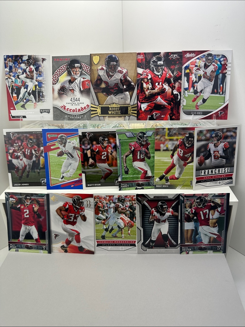 Julio Jones/Matt Ryan era falcons lot of 16 w/ Roddy White /462